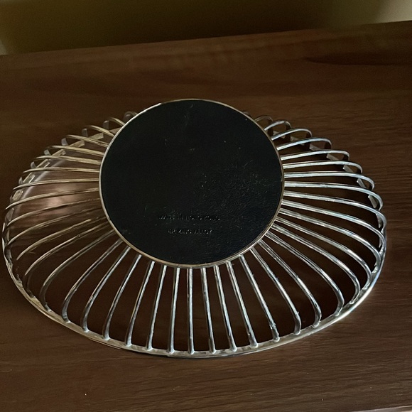 VTG Silverplate Wire Oval Basket by Godinger - Picture 4 of 6